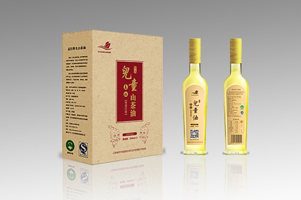 儿童山茶油包装设计